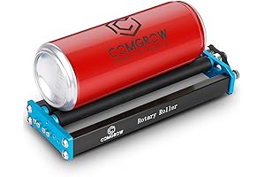 Comgrow Laser CNC Rotary Axis Roller for Engraving Cylindrical Objects
