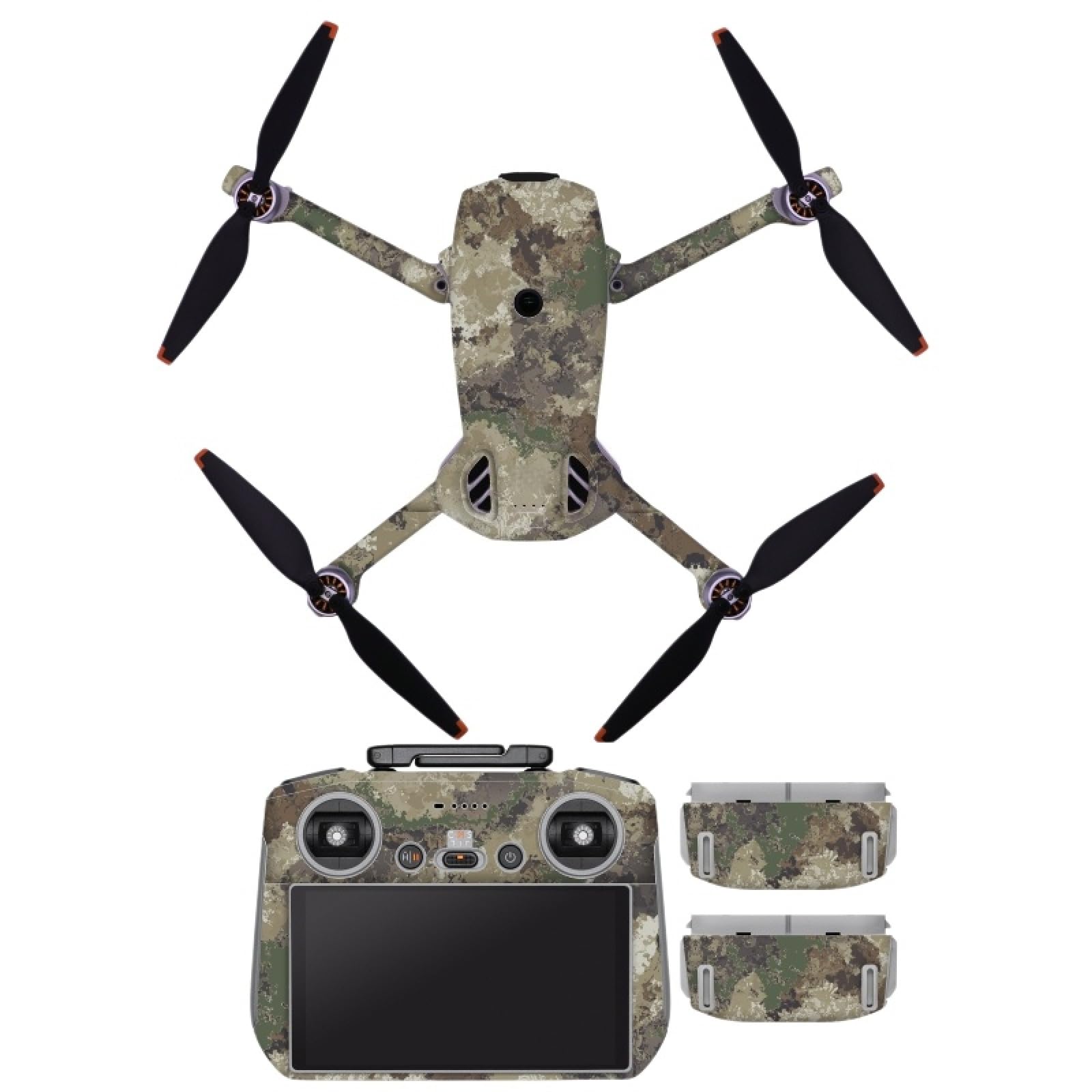 Decorative Sticker Kit for DJI Lito x1 and RC 2, Waterproof Skin Sticker Decal DIY Accessory for DJI Lito x1 Drone, Dust-proof Protective Accessories (4)