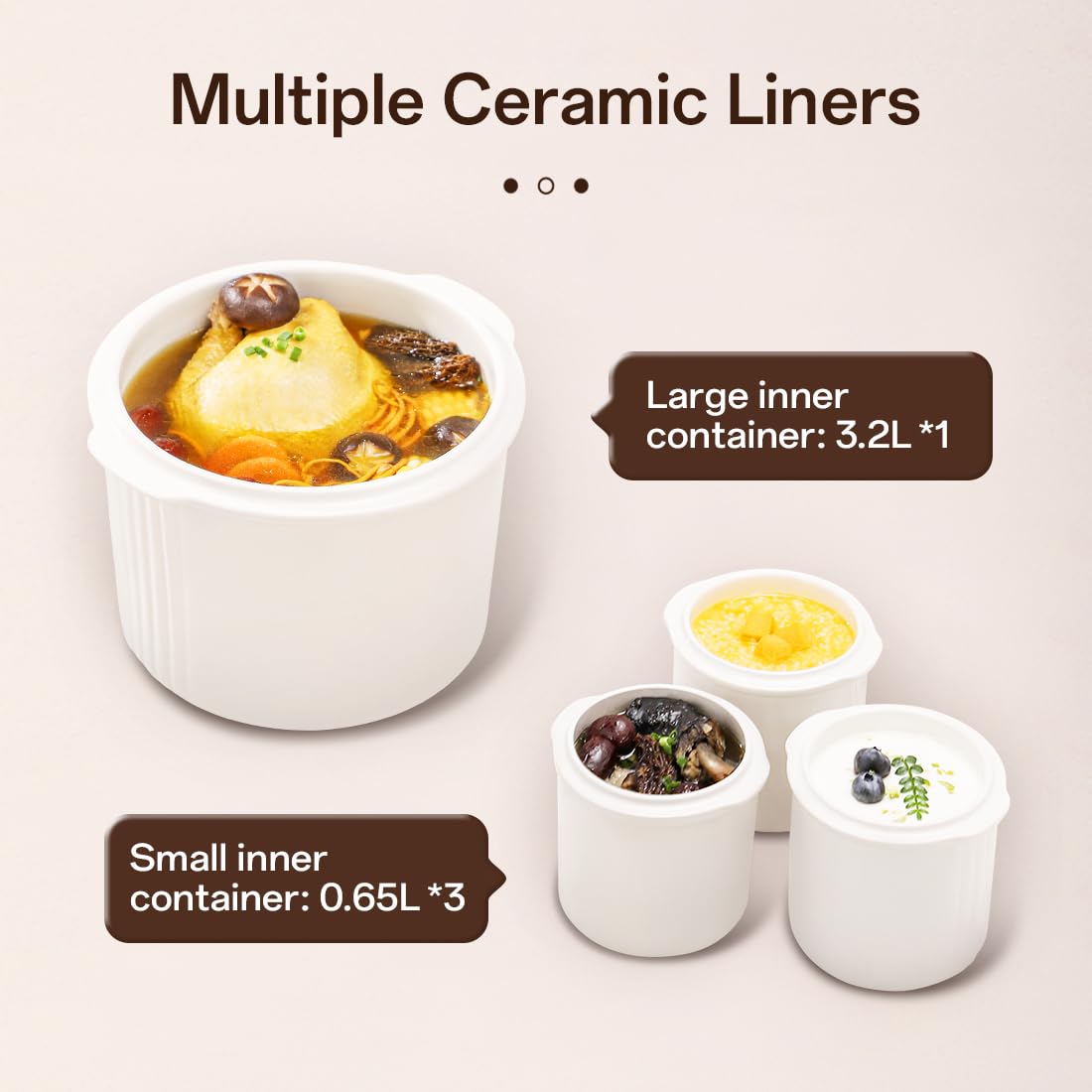 Amazon.com: TIANJI Electric Stew Pot, Ceramic Pot for Soup