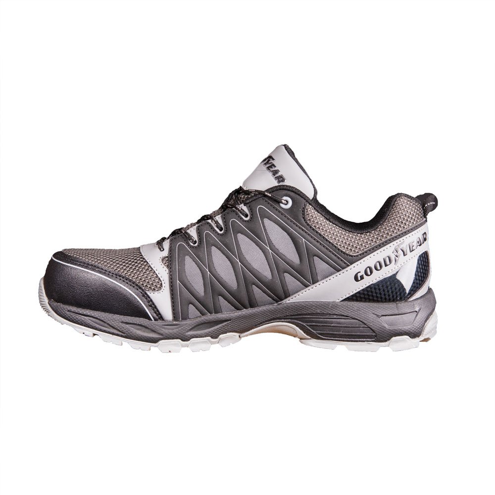 Goodyear Mężczyźni Metallfreie Arbeitssicherheit Trainer mit Non Metallic Stoffkappe S1p / / HroGYSHU1503_GRN/BLK