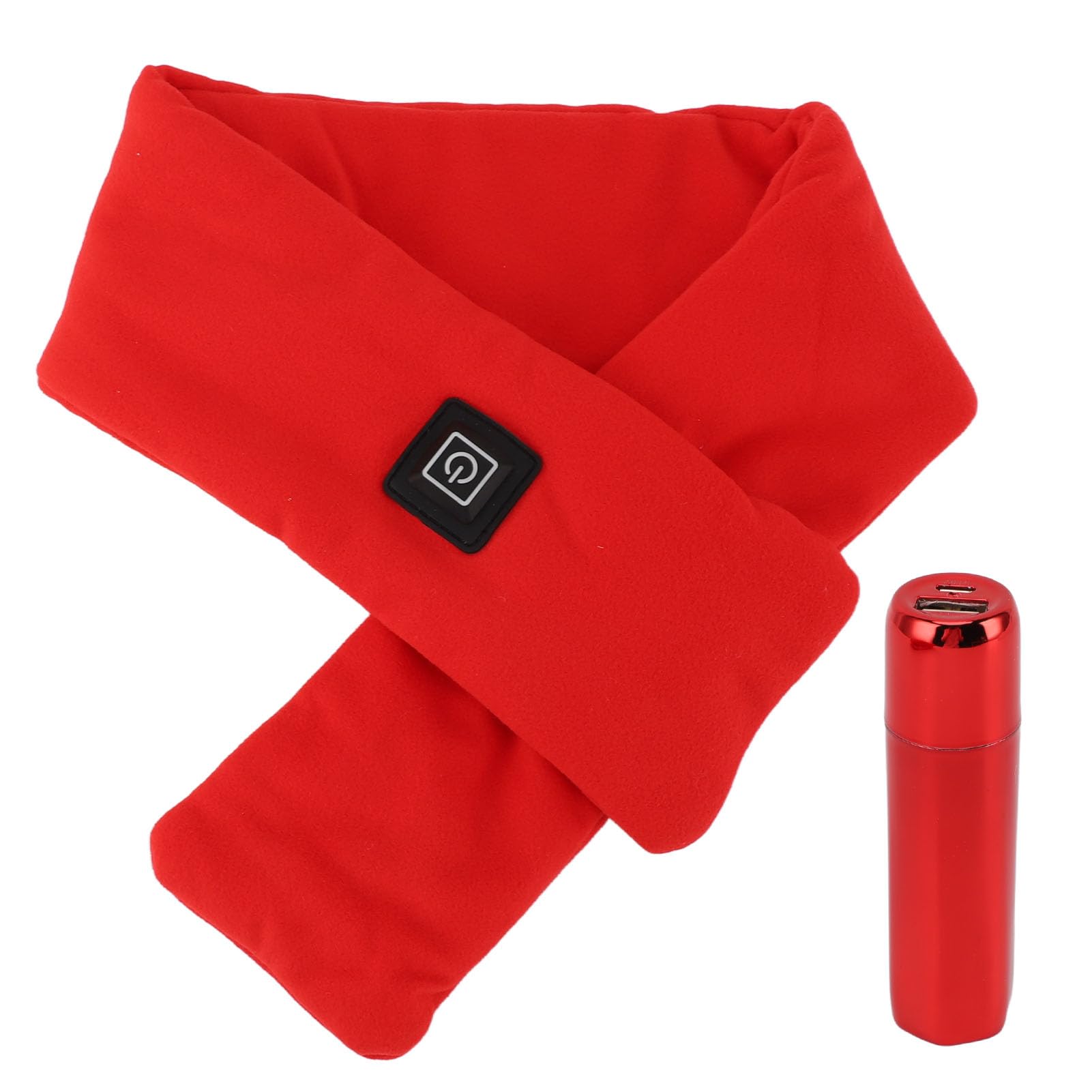 NIBEMINENTElectric Heated Scarf 3 Speed Adjustment Efficient Heating Neck Warmer Scarf for Outdoor Winter