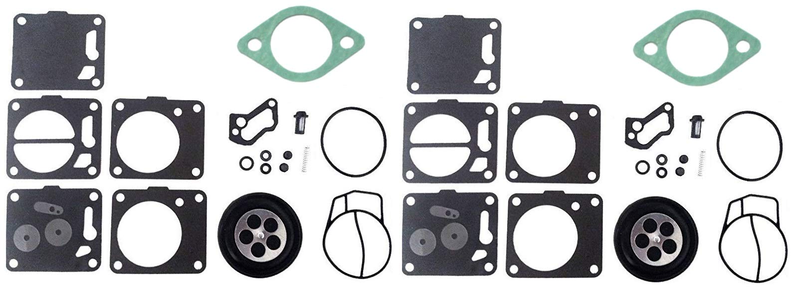 Mikuni Twin Carb 2 Pack Needle Valve Seat Kit Sea Doo GTX GSX XP SPX 787 800 Mikuni Twin Carb 2 Pack Needle Valve Seat Kit Sea Doo GTX GSX XP SPX 787 800