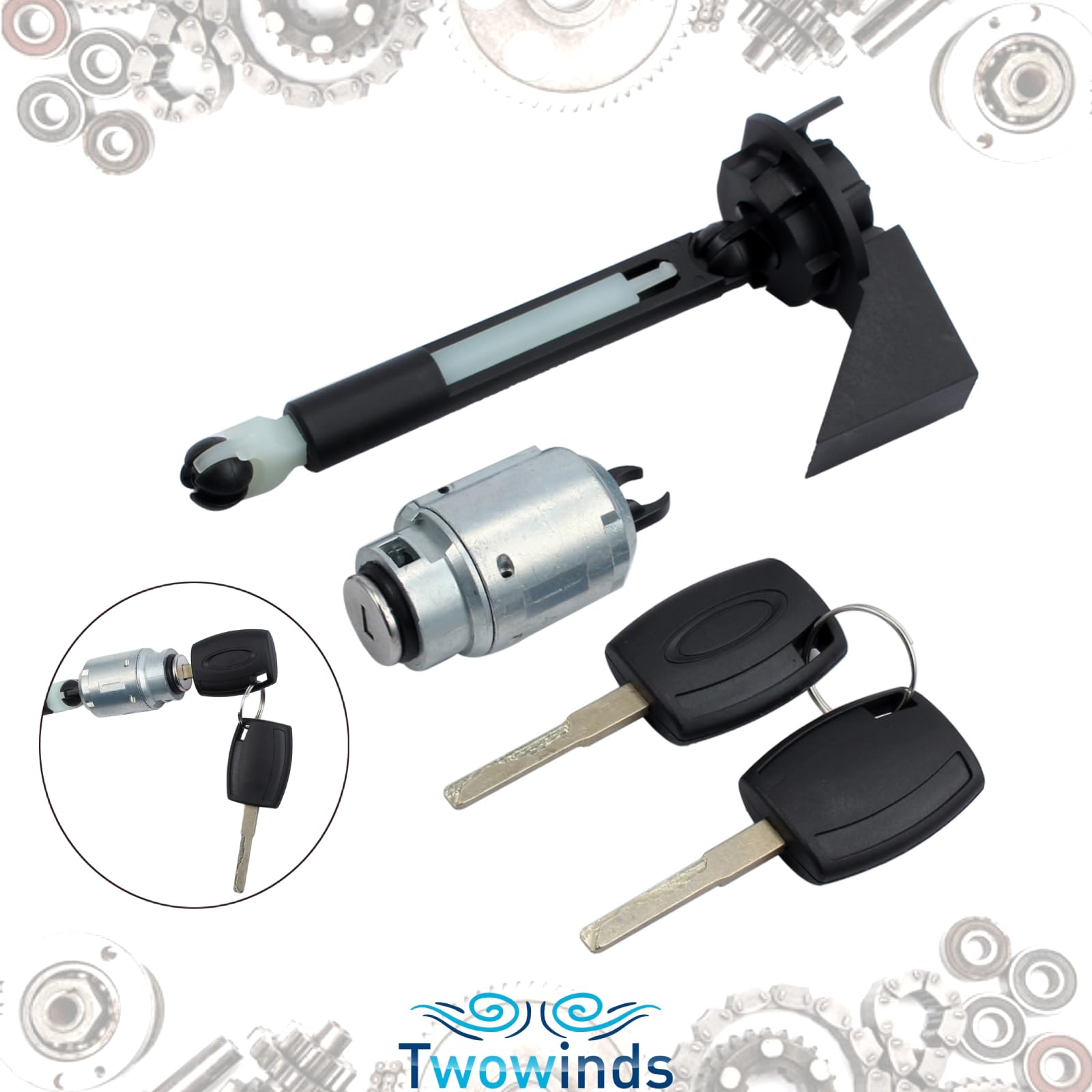 Lucchetto Per Cofano Ford Focus Mk2 C 2007-2010 - Ricambio Aftermarket Con 2 Chiavi - Foto 4