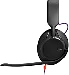 JBL Quantum 250 - Wired multiplatform Gaming Headset, 50mm Carbon Dynamic Drivers for Rich JBL Quantum Spatial Sound, Cardioid Noise Cancelling Boom mic, & Ultra-Light Comfortable Design (Black) | Plug And Play 3.5mm Connection For PC, Xbox, PlayStat