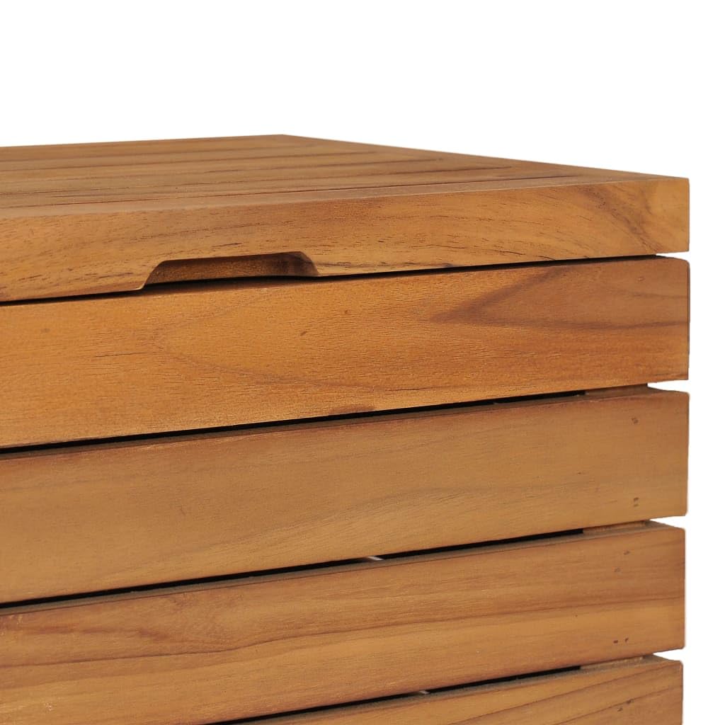 vidaXL Cesto de la Ropa Sucia Canasta Caja Papelera Lavandería Baño Almacenamiento Jardinera Plantador 40x40x70 cm