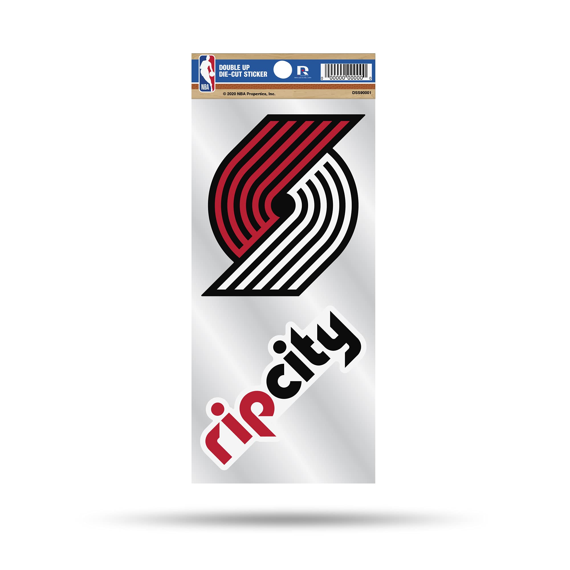 Autocollant Portland Trail Blazers découpé double face NBA sticker