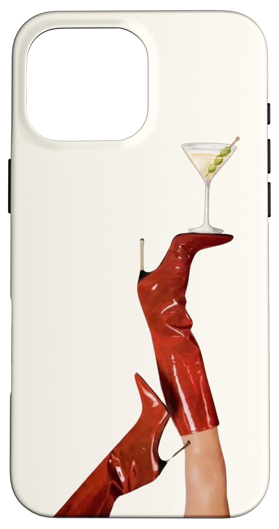 Aesthetic Coastal Cowgirl Boots Cocktail Martini Case for iPhone 16 Pro Max