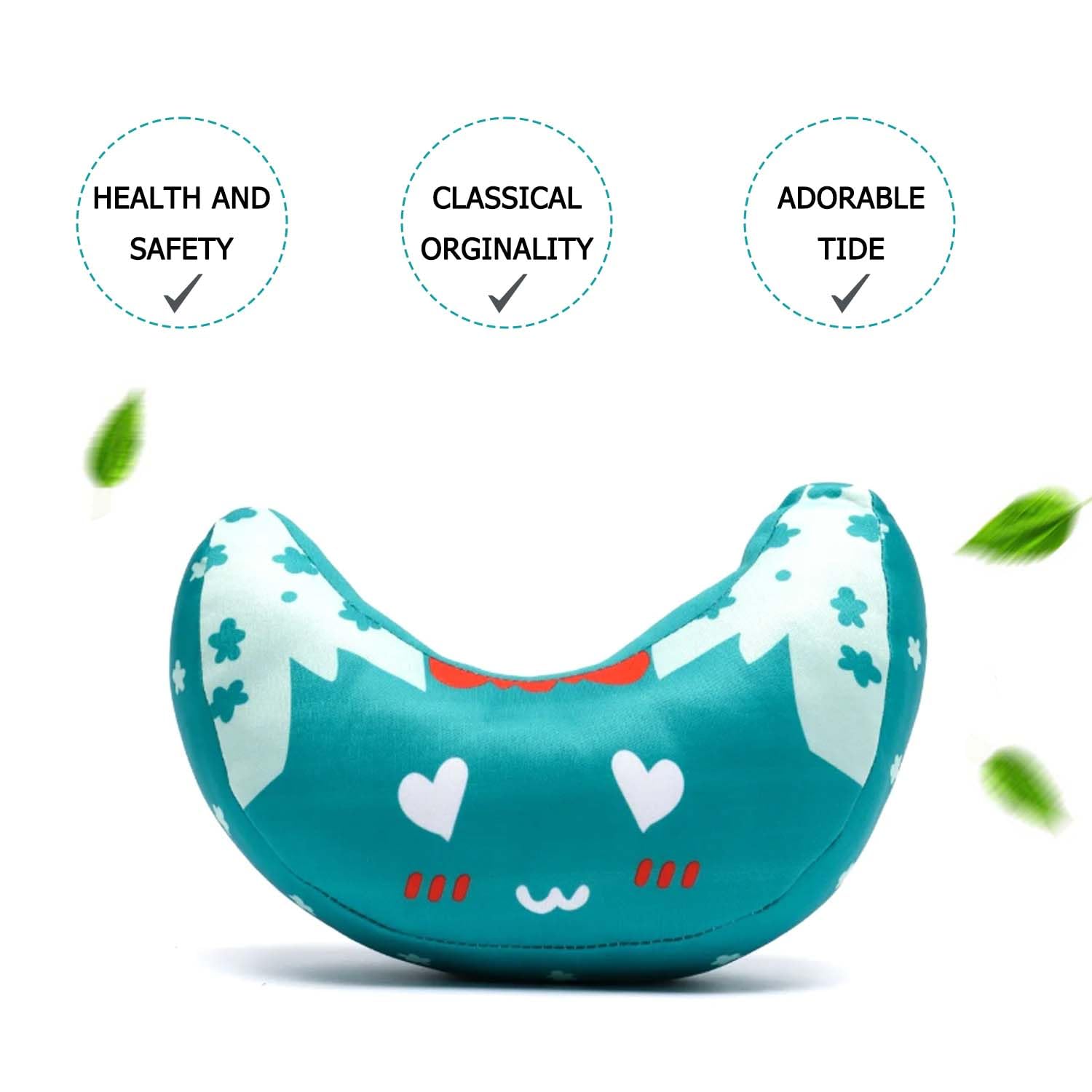 Cuscino per Cintura per Bambini, Poggiatesta Auto per Bambini, Cuscino per il Collo, CopriCintura, Cuscino per Sedile Auto, Cuscino per Cintura, Lavabile in Lavatrice