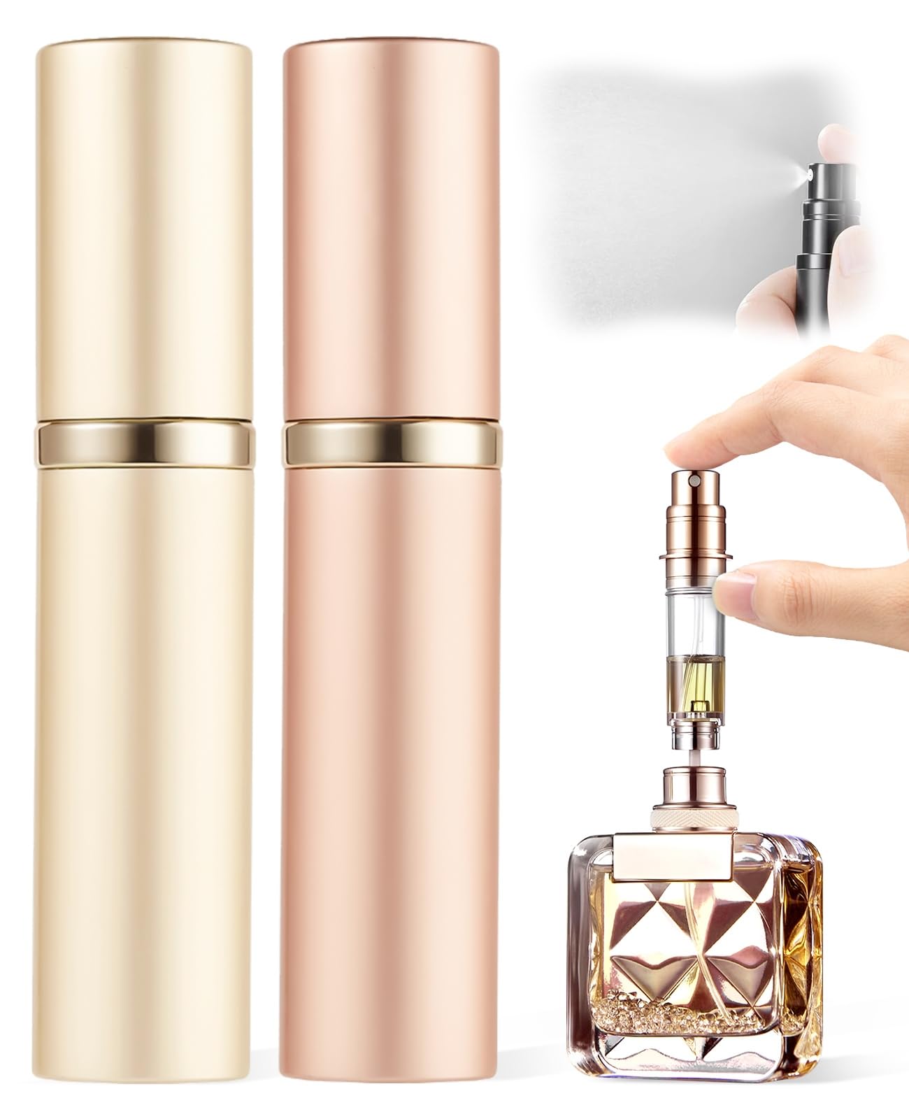 Amazon | SINNMAO アトマイザー 香水【5ml・底部充填・携帯用