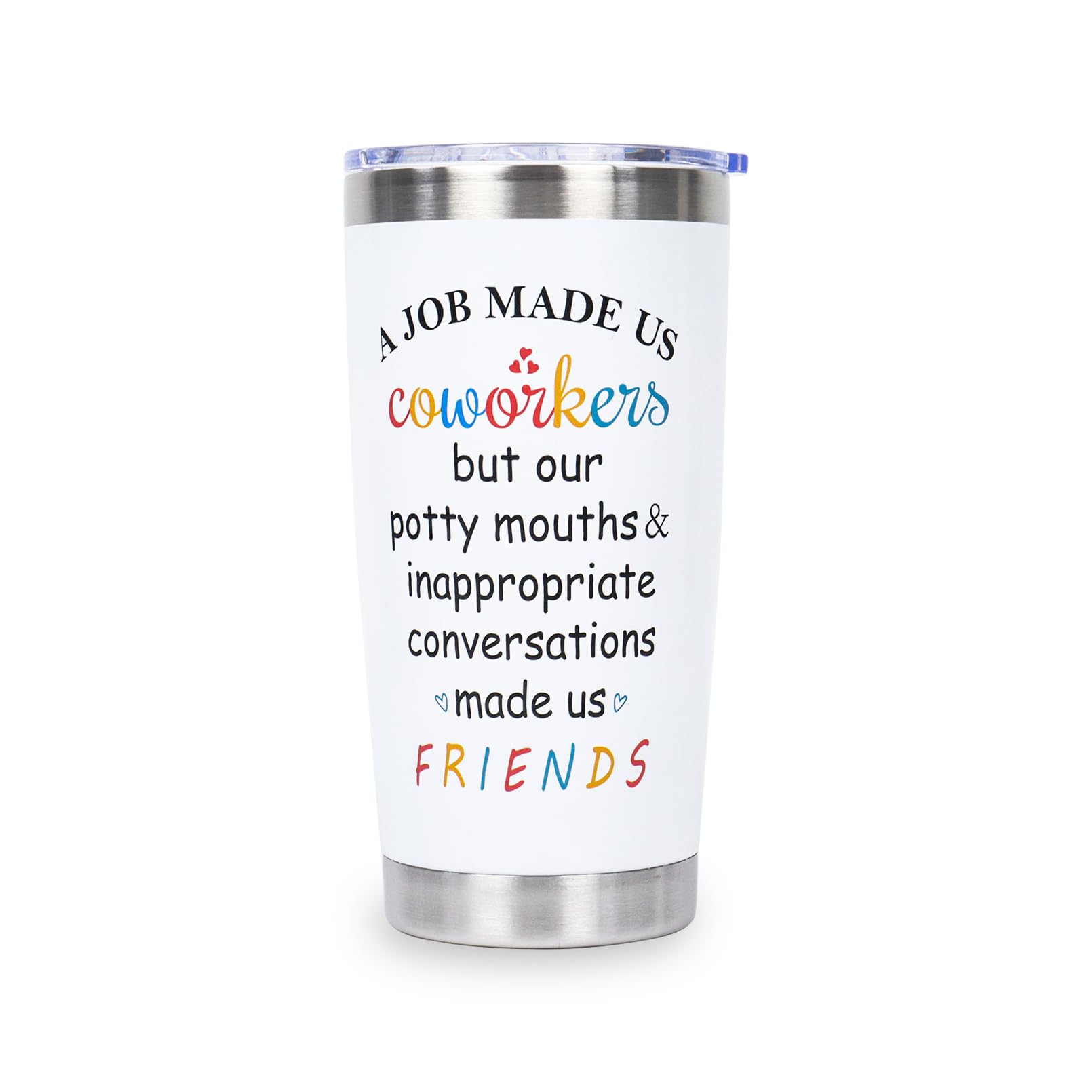 Nwvuop Funny Leaving Cup for Women, Work Gifts - 20 oz. White