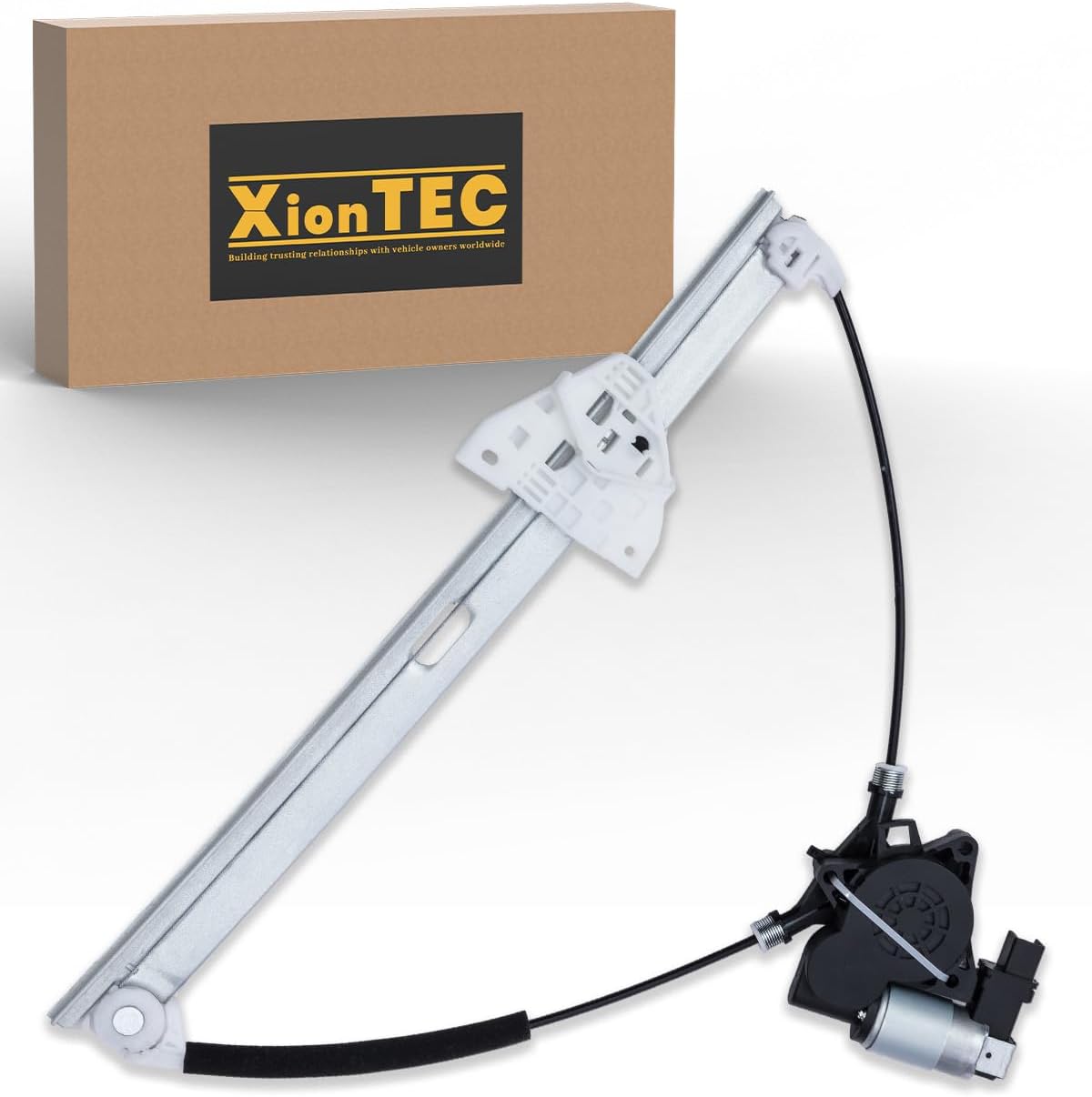 Power Window Regulator with Motor, Front Driver Side Compatible with Mazda 3 2004 2005 2006 2007 2008 2009 Sedan/Hatchback, Mazda 3 Sport 2009 Hatchback, Replaces# BP4K-595-90 BP4K-595-90A