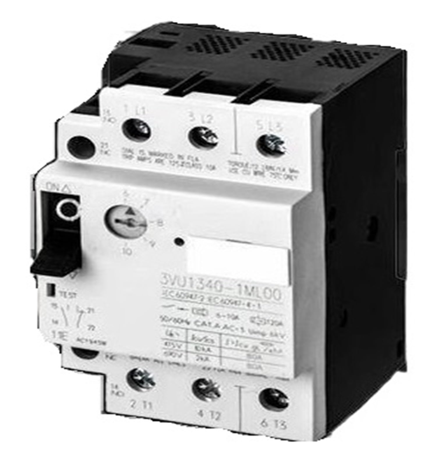 Disjoncteur de protection moteur 3VU1640-1ML00 pour réseau triphasé