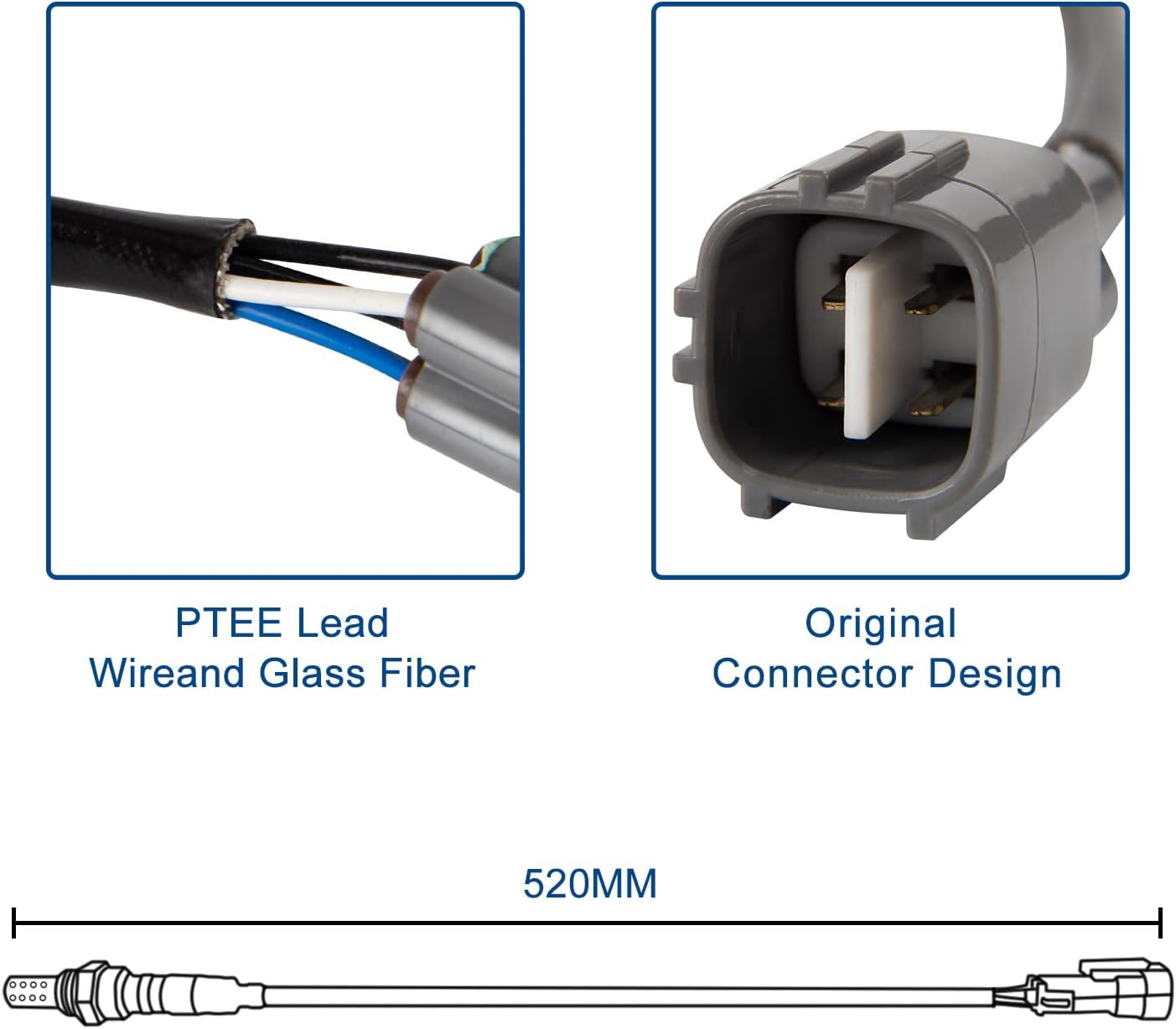 234-4162 O2 Sensor Oxygen Sensor Upstream Downstream Oxygen Sensor Compatible with 4Runner Pickup Tundra Sequoia T100
