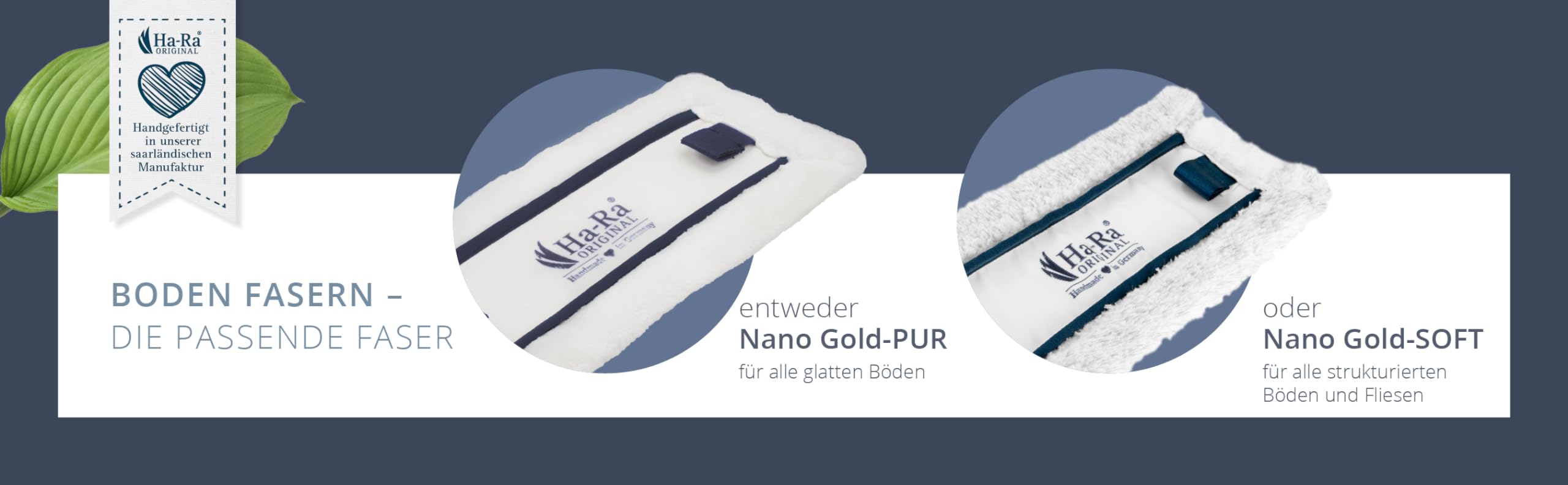 Ha-Ra ERA System Basic Gold-PUR I Kit de nettoyage de sol de qualité supérieure I Système innovant Soft Touch pour un nettoyage optimal I Manche réglable en hauteur I Presse îlot pour un lavage facile