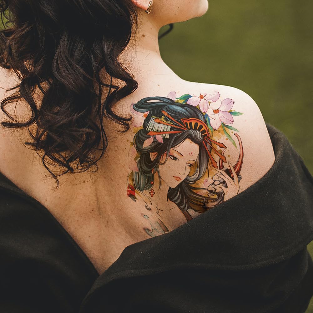Amazon.com : Oottati 6 Sheets Arm Waterproof Temporary Tattoo