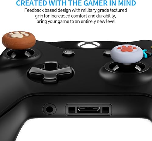 Miniatura 5 de Puños para el pulgar para el mando Xbox One 5 pares de tapas para el pulgar de joystick analógico fundas de repuesto para el mando Xbox One y Xbox