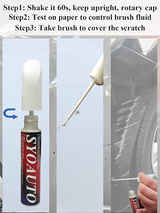 SYOAUTO car touch up paint pen Aero Gray