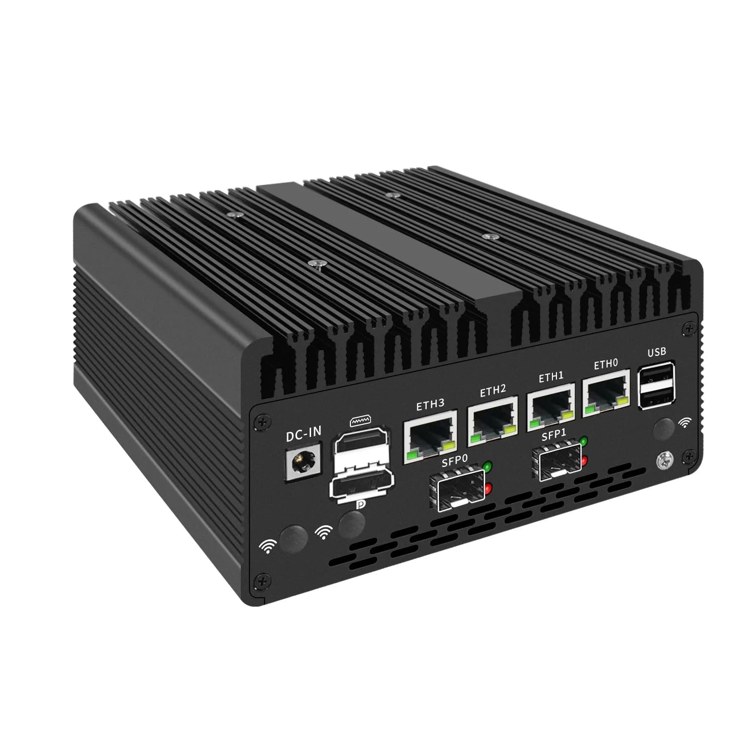 Amazon.com: Fanless Mini PC 8505 with DDR5 M.2 Nvme 4*i226 2.5G