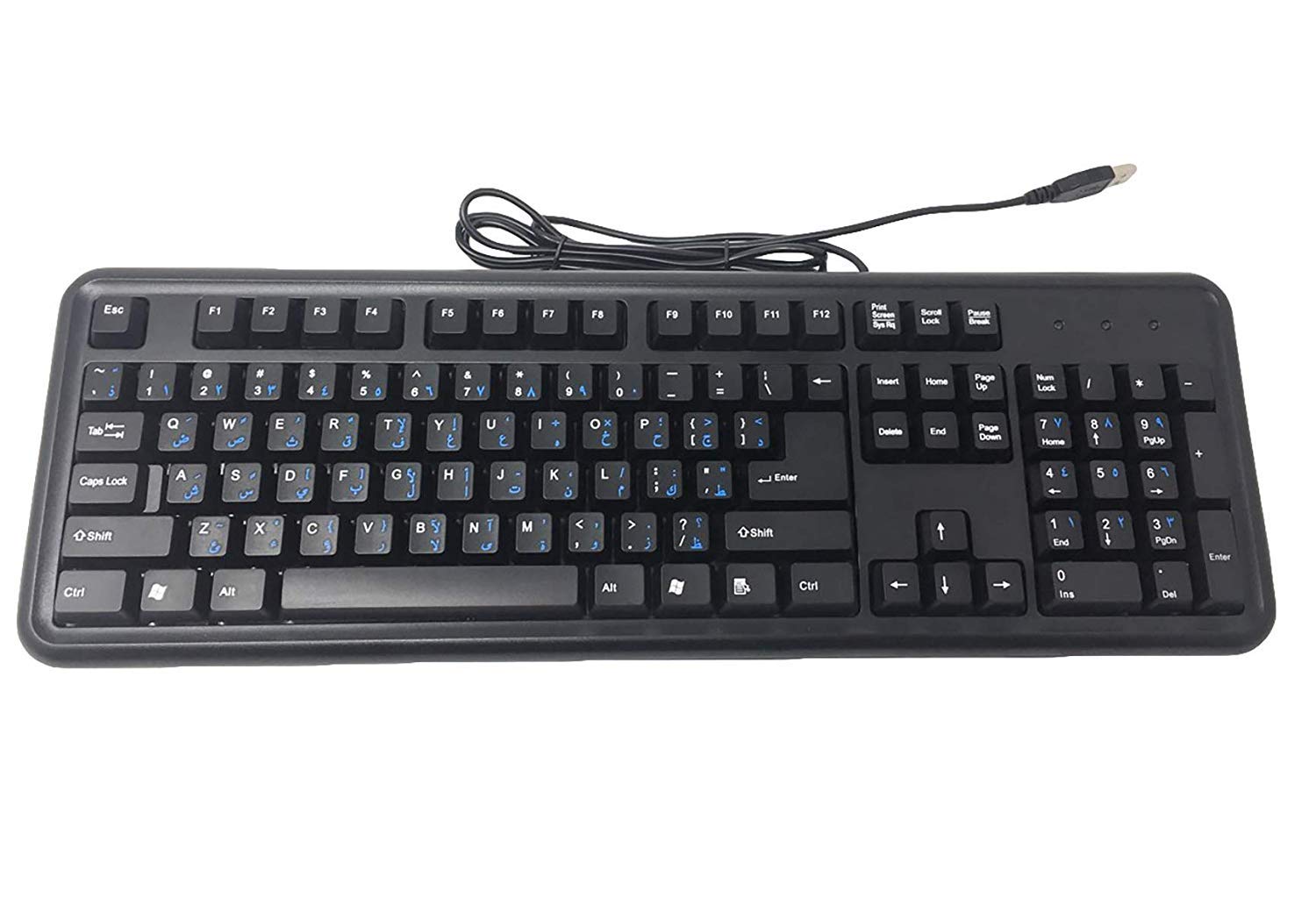 Ergoguys Wired Keyboard USB, Black (AEKEY)