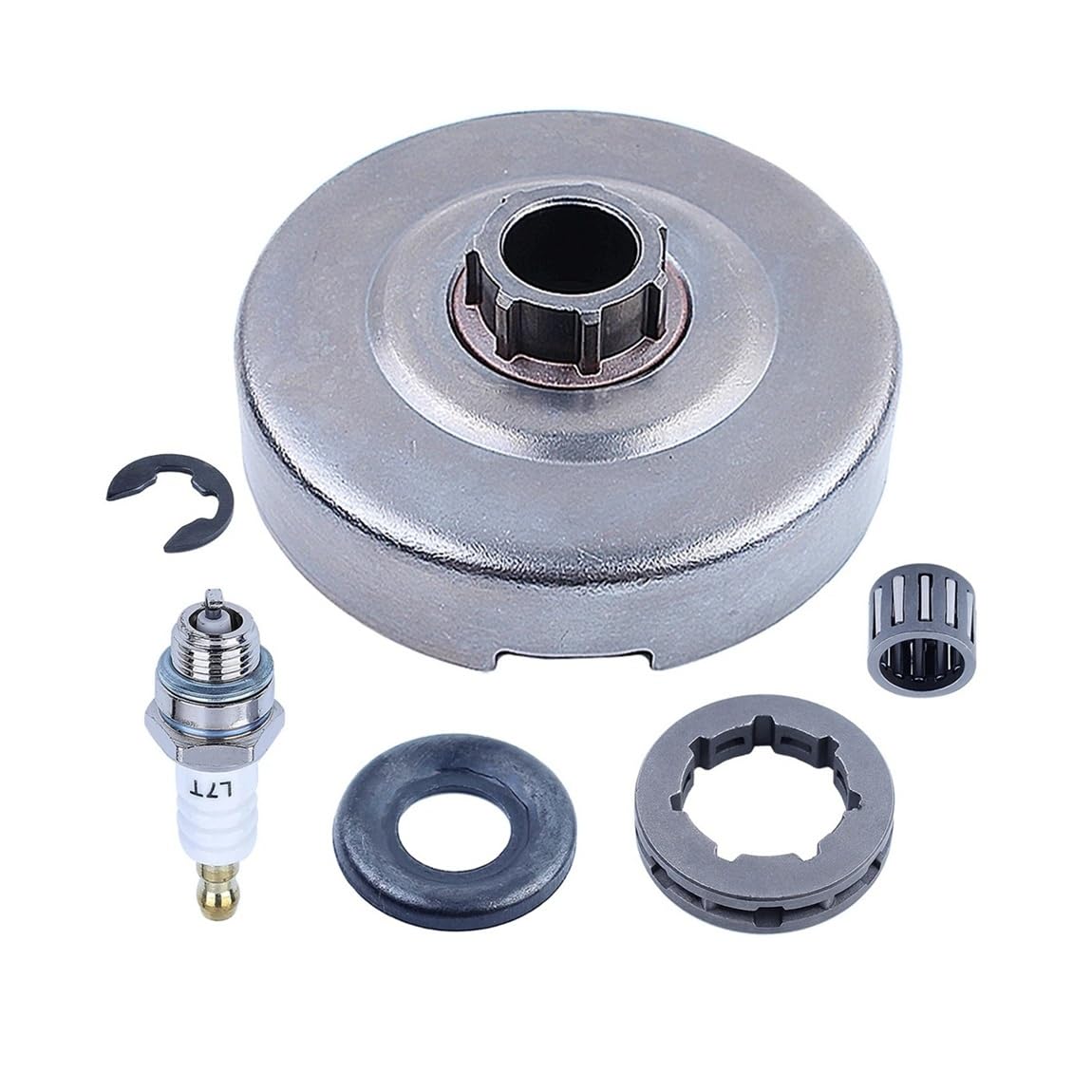 Conjunto de bujía de embrague de motosierra compatible con modelos 372, 371, 365, 362, XP, 2172, 2171, 2165 y 2163