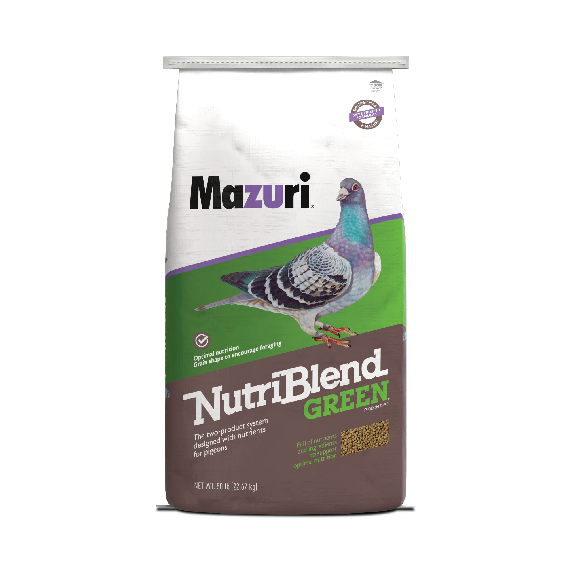 NutriBlend Green® Pigeon Diet | 50 Pound (50 LB) Bag