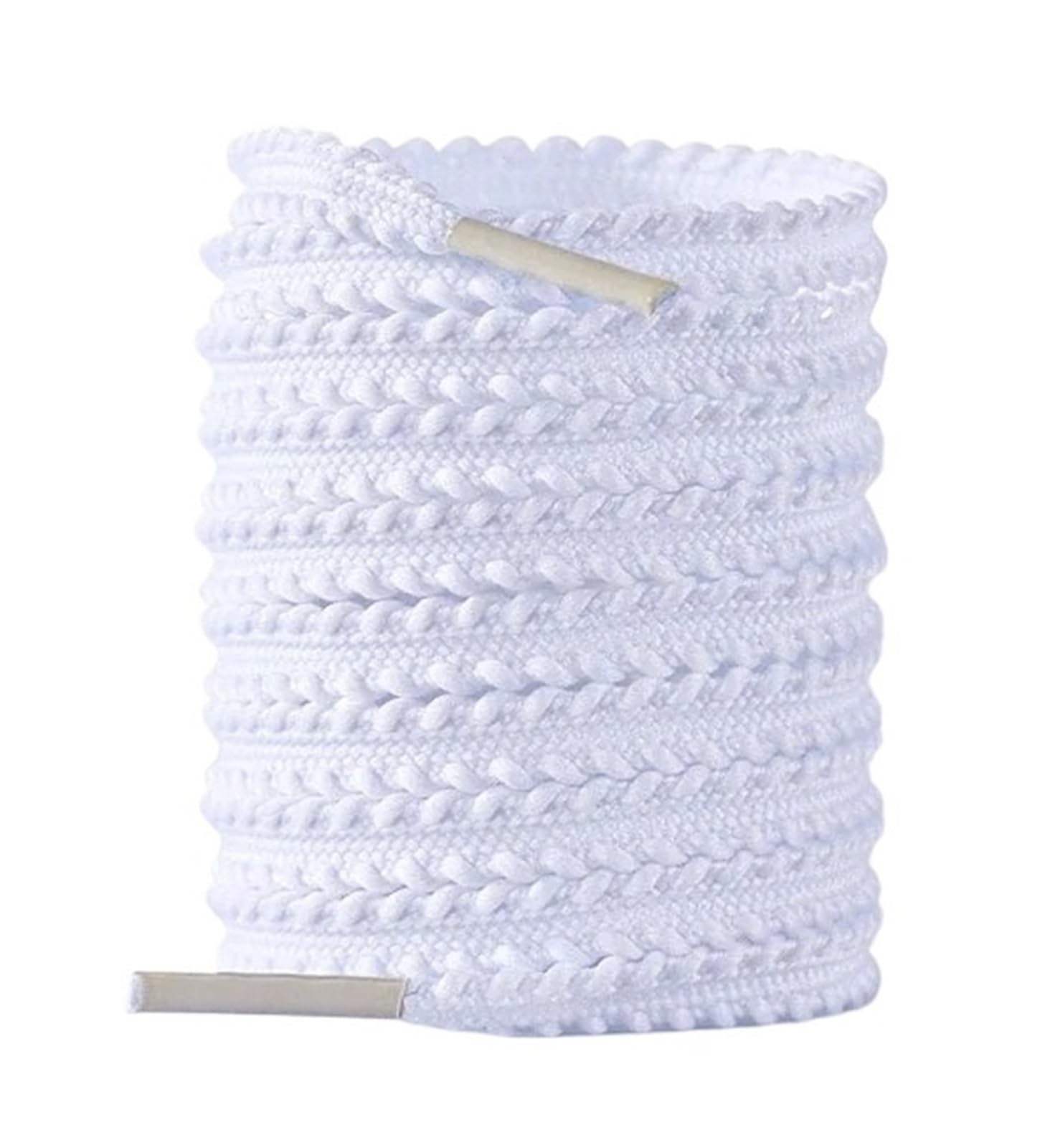 GPDNBIEU Shoelaces, Athletic Shoelaces For Men Women Sports Shoes Laces For Sneakers Flat Shoestring Casual Accessories(White,120cm)