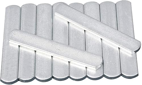 BEYST Chaleco con peso placas de acero ajustable a prueba de óxido de entrenamiento de fuerza placa de acero larga con cabeza redonda para cargar