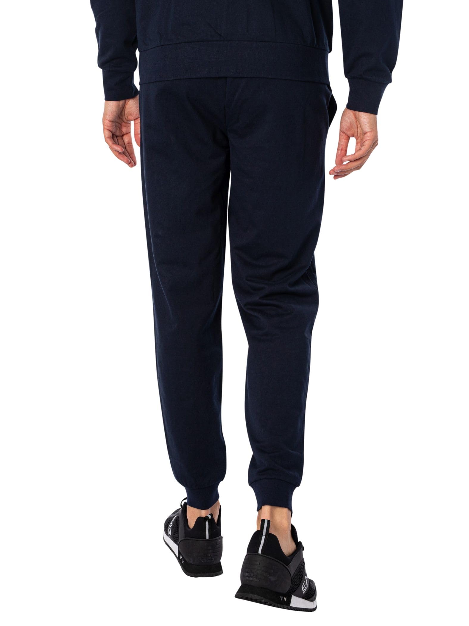 EA7 Emporio Armani Tuta Uomo Core Identity in cotone 8NPV60PJVRZ 8058997450553 Armani Blu L