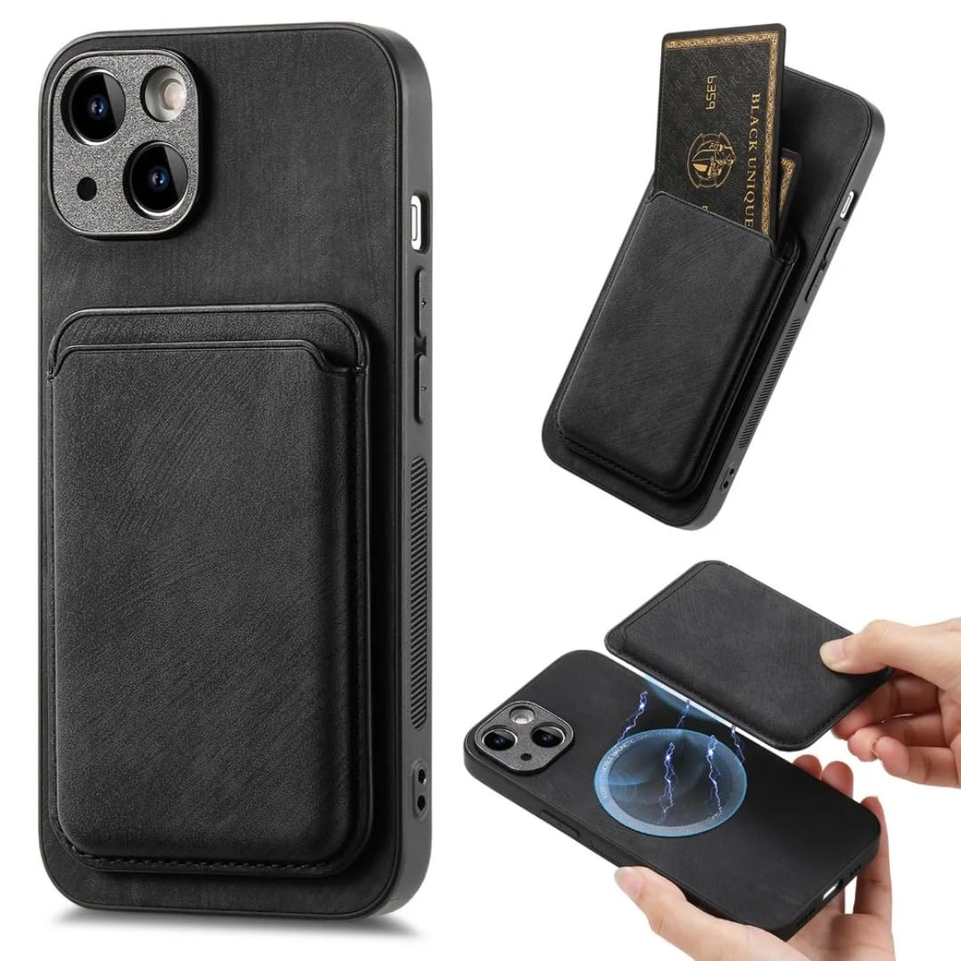 RNOZX for iPhone 11 Vintage Leather Case with Detachable Magnetic