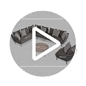 Image of Rope Outdoor Sofa (Grey04)