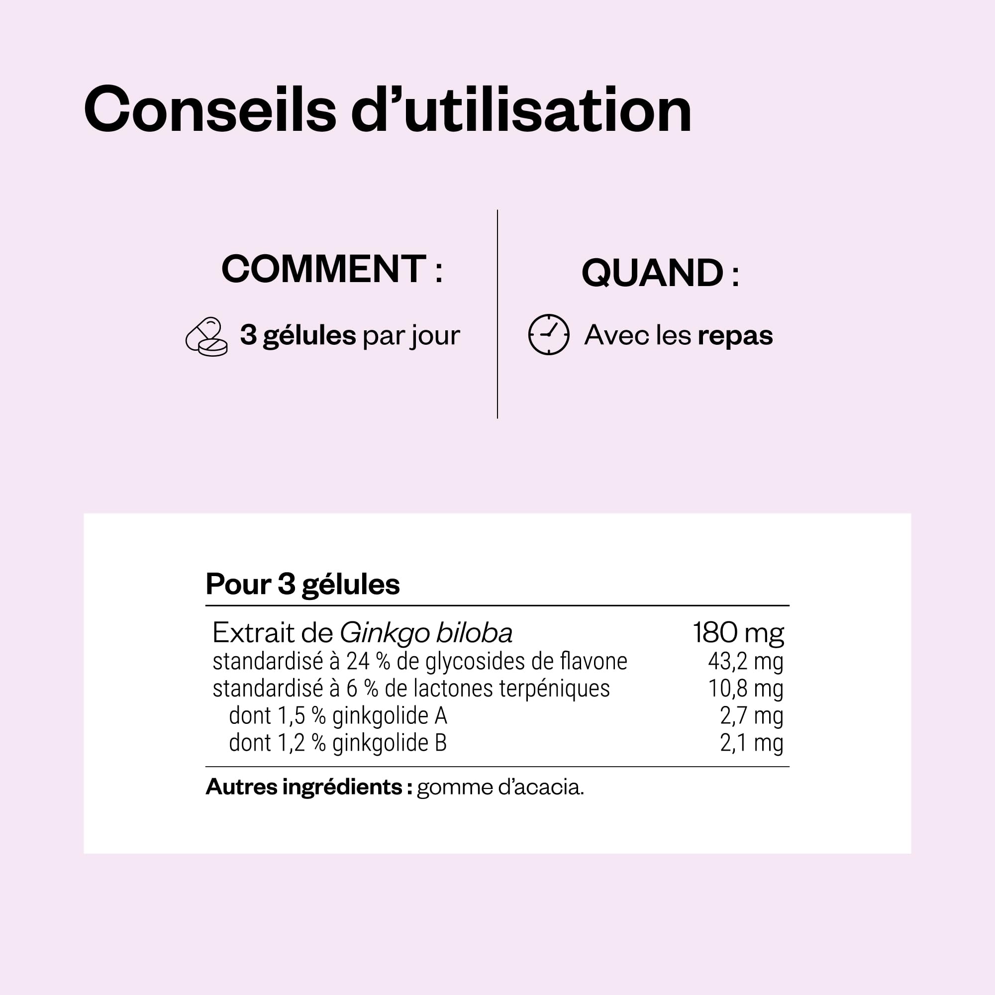 Ginkgo Biloba - Aide à Maintenir la Fonction Cognitive - SuperSmart | Standardisé à 24 % Ginkgoflavonglycosides et 6 % de Terpène Lactones - Contribue à la Santé de la Circulation Sanguine