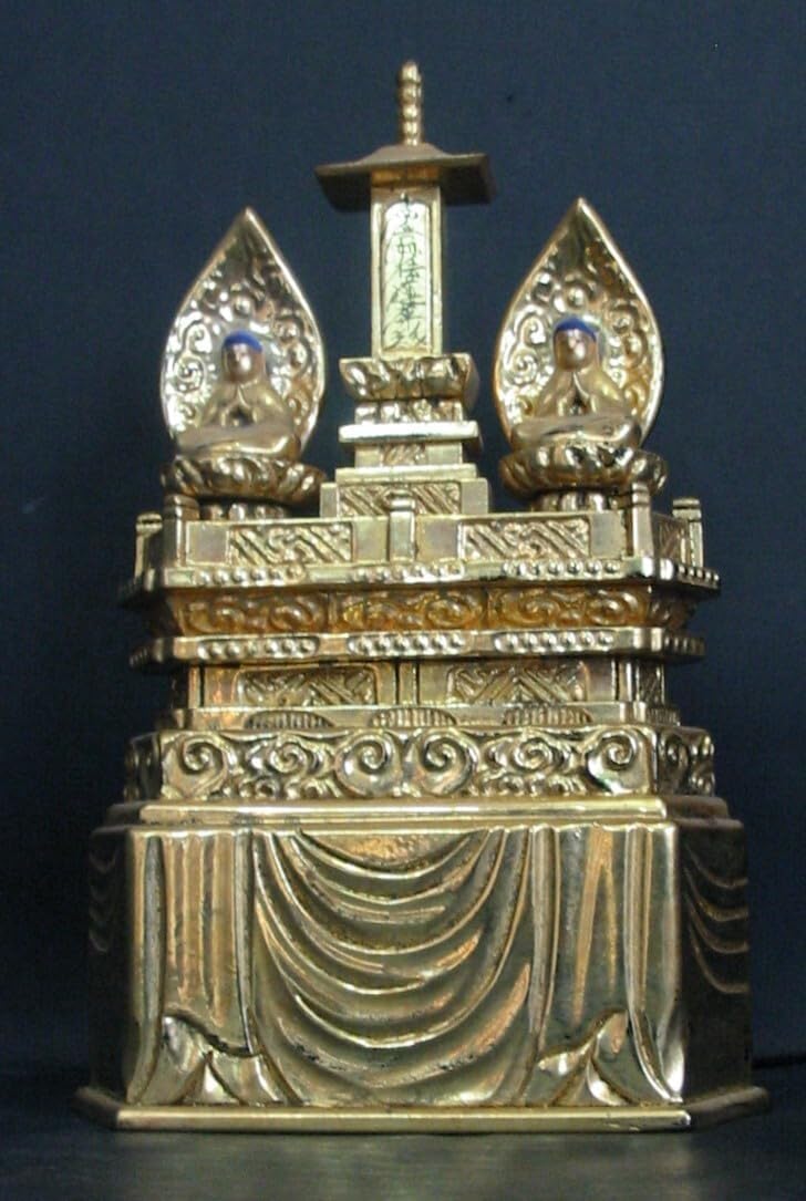 木彫 塗金 阿弥陀如来像 仏像 東洋彫刻 仏教美術 光背 黒漆 座像 高さ