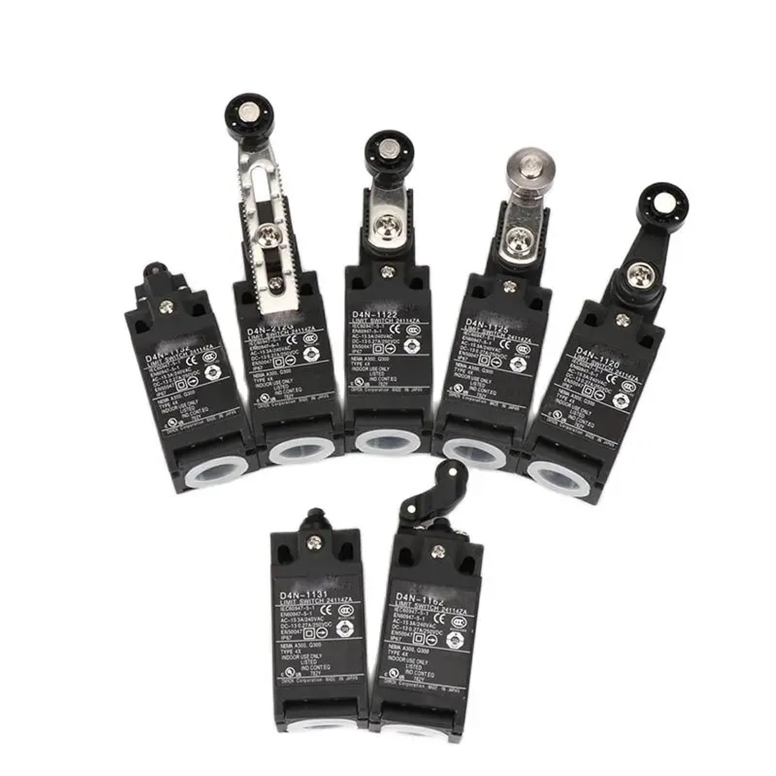 WQGQPXOB 1pcs D4N-R Safety Limit Switch D4N-1A20R D4N-1A31R 32R 2A62R 72R with Manual Pull-Reset 1 Pieces(D4N-2187)