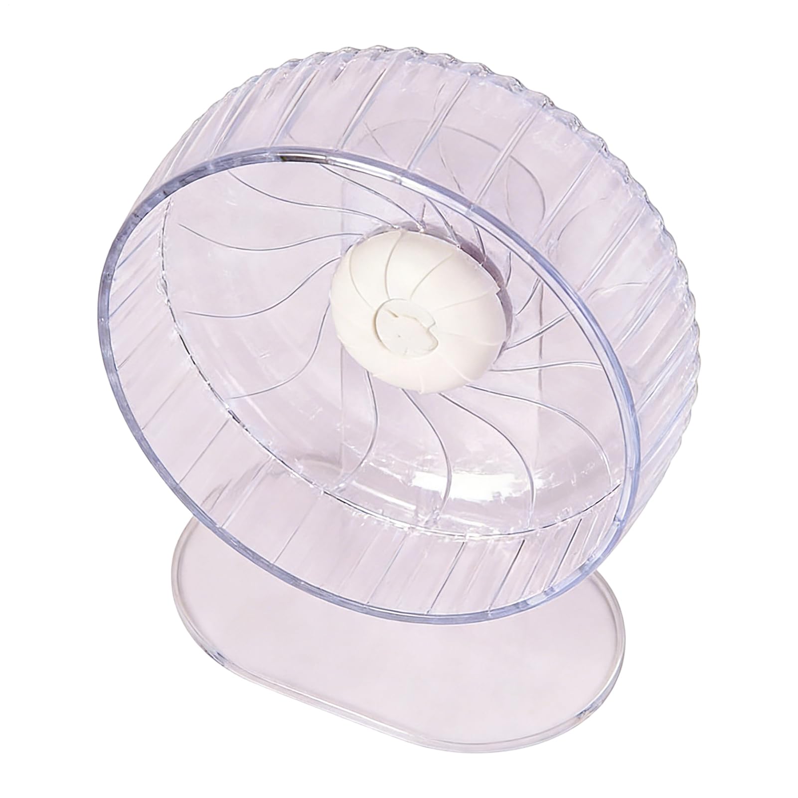 Rueda Para Hámster Silenciosa Accesorio de Hábitat Silencioso y Giratorio | Rueda De Ejercicio Pequeña Para Enriquecimiento Ambiental De Mascotas Como Hámster, Conejo, Erizo,