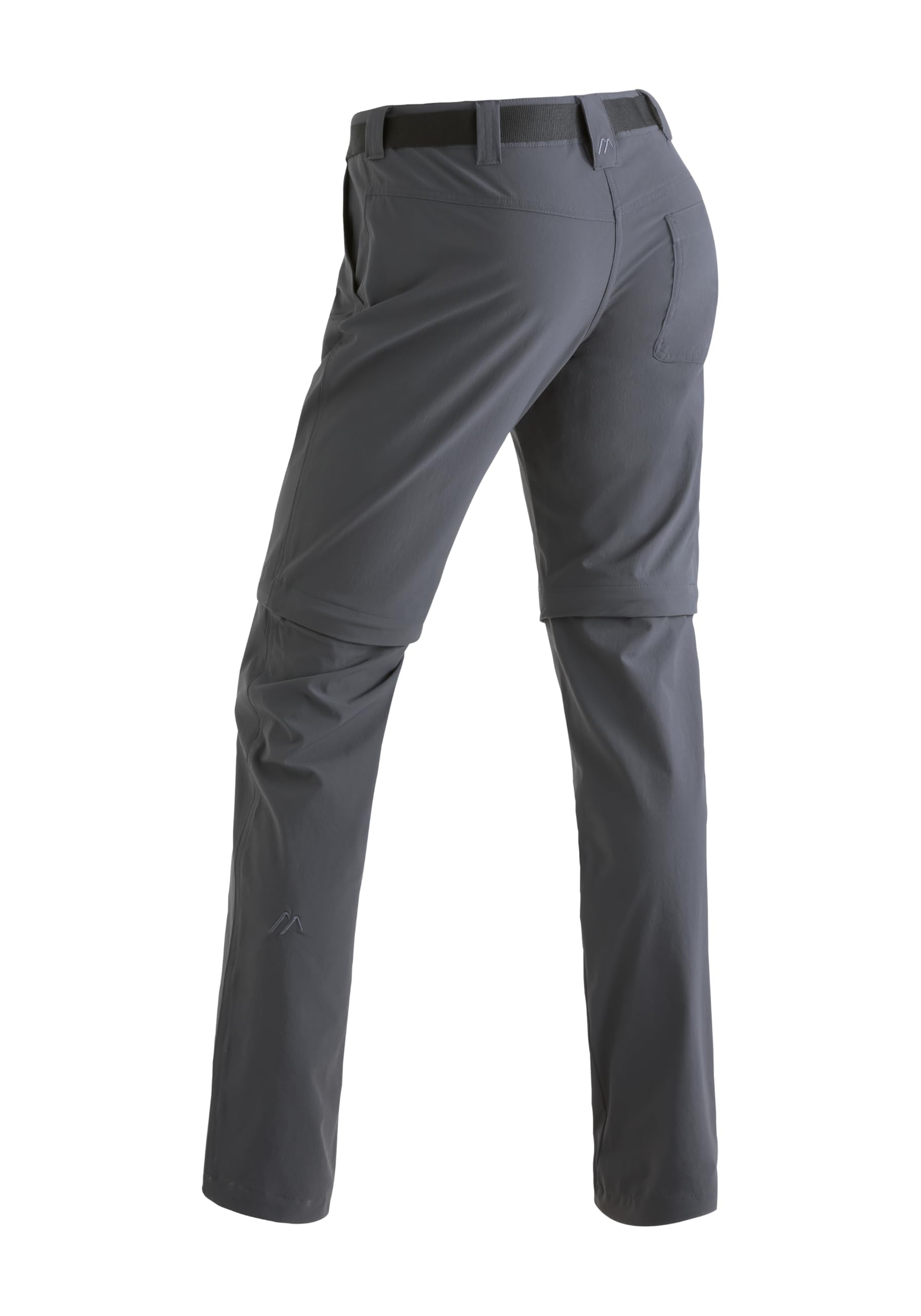 Maier Sports Inara Slim Zip, Damen Wanderhose, Wasserabweisende Hose für Trekking und Hiking, Enganliegender Schnitt, Zipp-Off-Funktion, PFC-frei, mSTRETCH pro 4 & Dryprotec