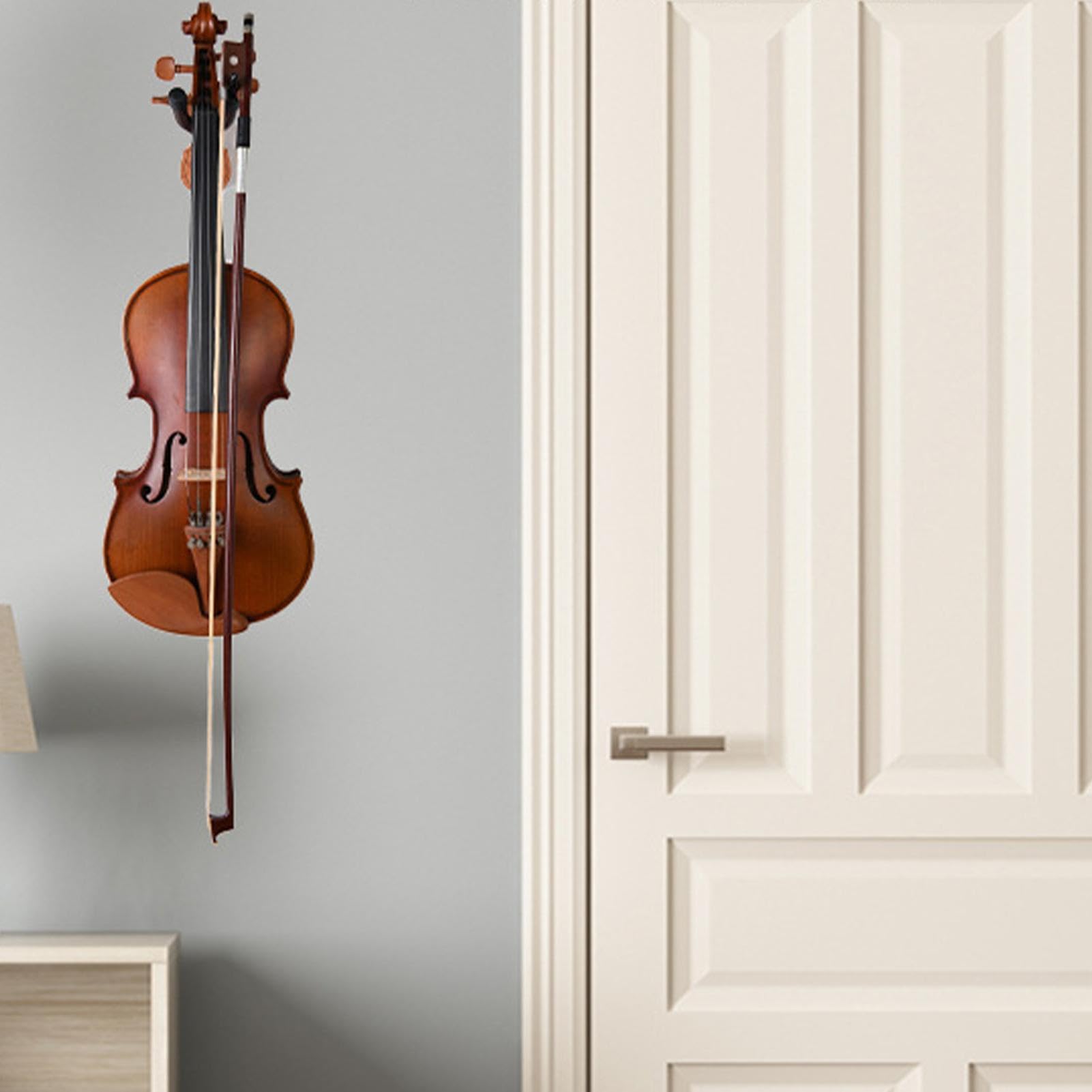 Halterung für Saiteninstrumente – starkes tragendes Design, sicherer Halt, platzsparend, einfache Installation | Gitarren- und Violinhalter, Wandhalter für mehrere Instrumente, oder Studiogebrau