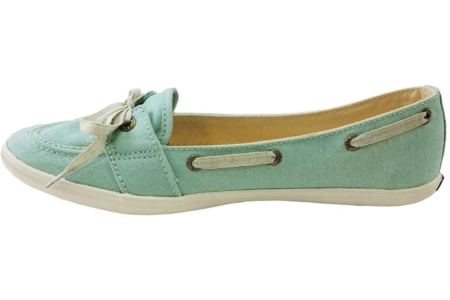 Keds Women's Teacup Boat Fashion Slip On Shoes, Light Blue, 5 B(M) US