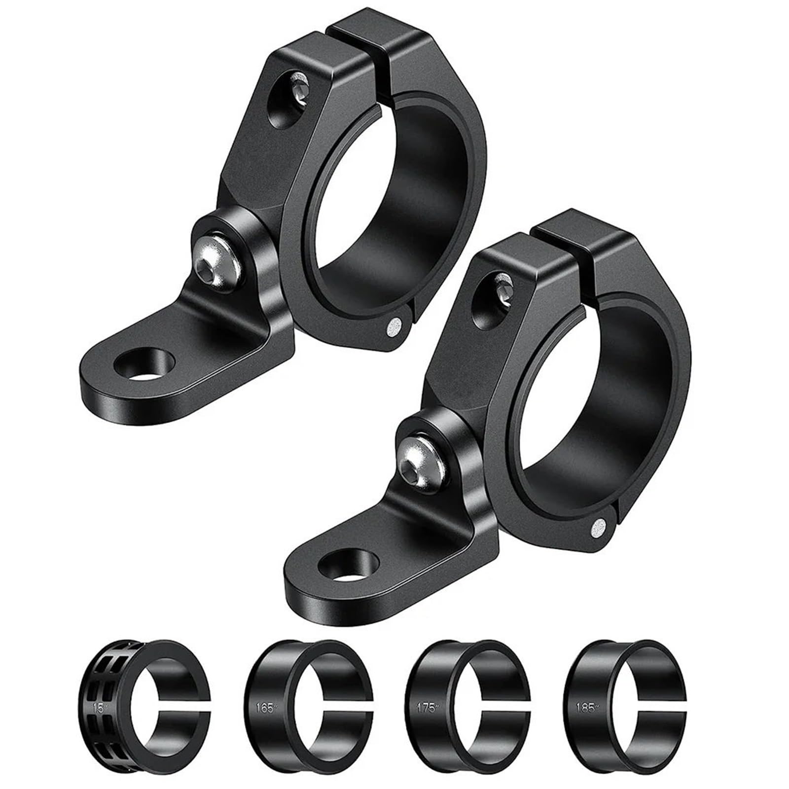 Bracket Light Clamp 360° Adjustable Light Bar Mounts Bracket for Roll Cage Aluminium Alloy UTV Whip Light Flag Solid Heavy Duty(2 Pieces)
