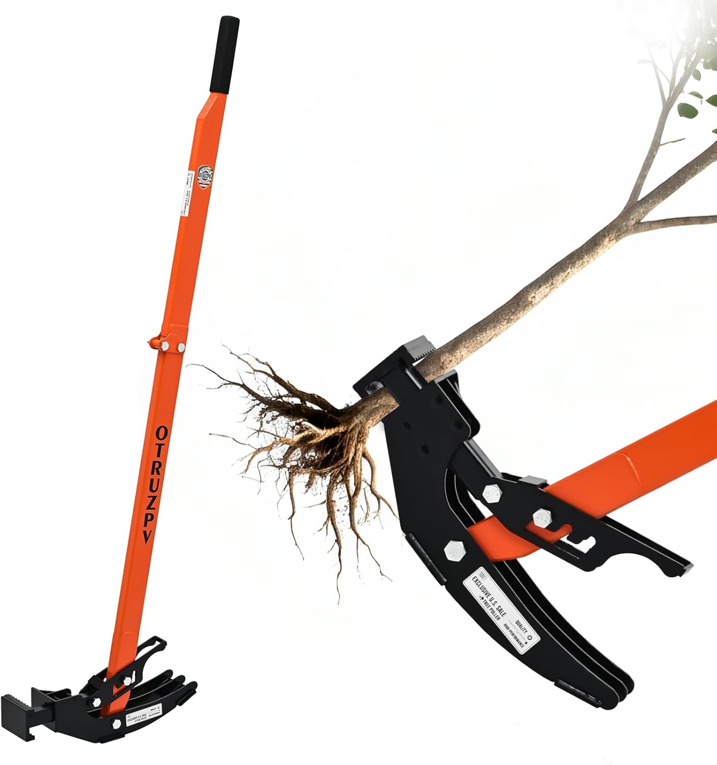 Heavy-Duty Sapling Puller Tool – High-Leverage Tree Puller for Roots 1/4"–2", Effort-Saving Manual Root Remover for Shrubs, Vines & Thorns, Eco-Friendly Weed Removal for Garden, Farm & Landscaping
