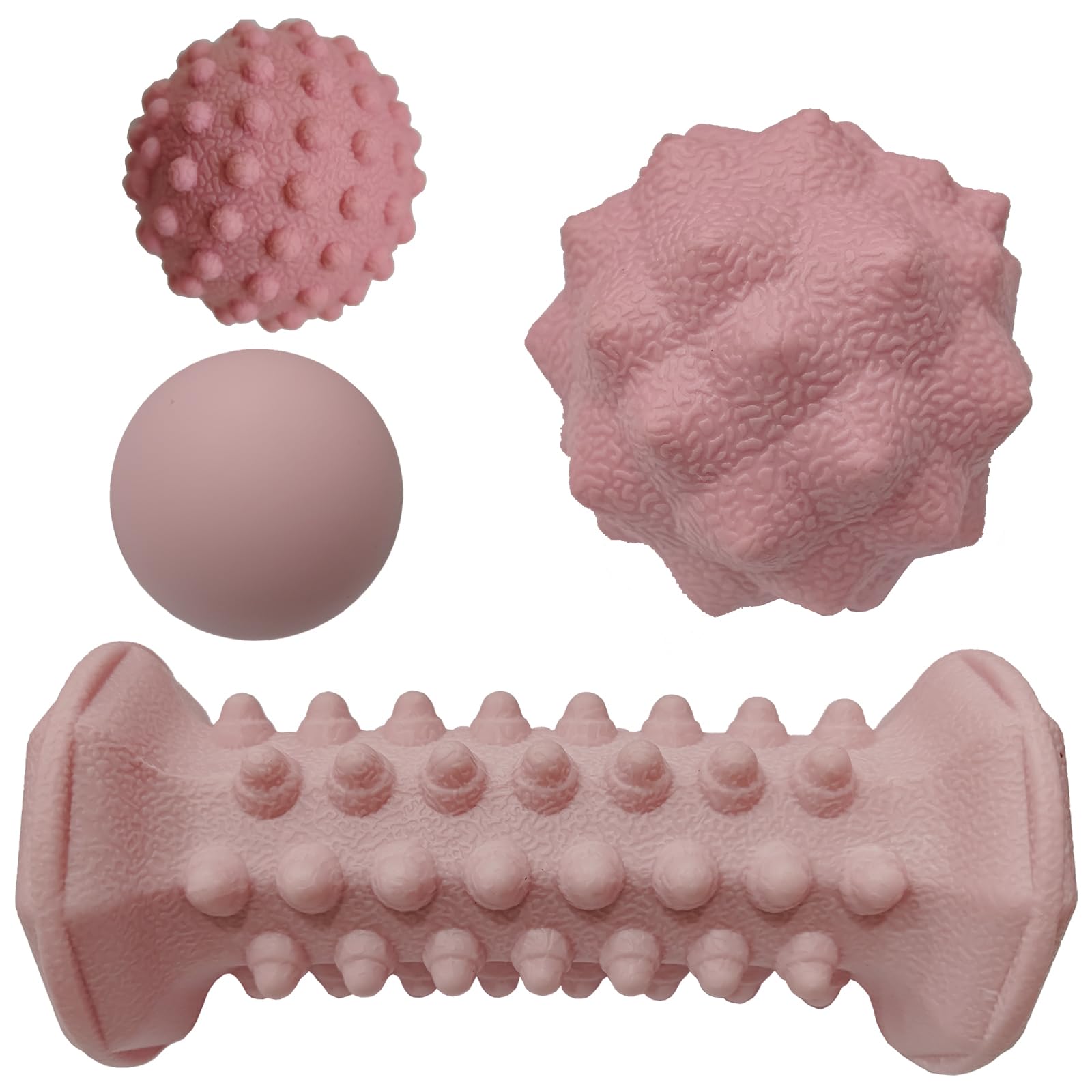 Juego de 4 bolas de masaje, rodillo de masaje para aliviar la fascitis plantar, terapia del dolor de pies, espolón de talón, punto de activación, espalda, brazo, cuello, dolor muscular