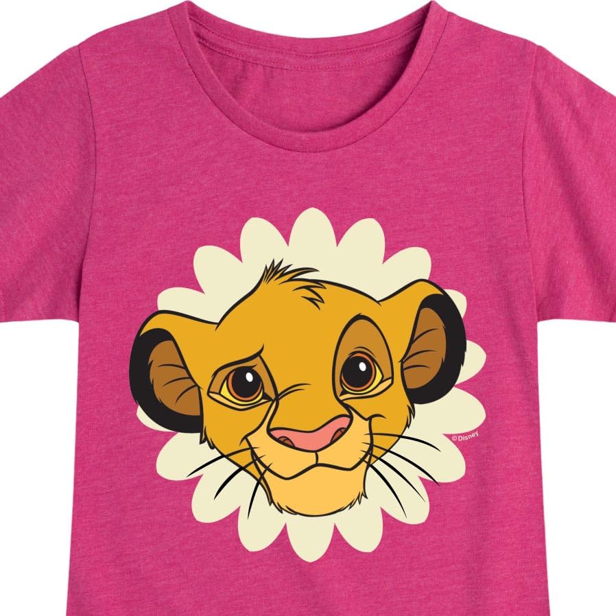 Disney The Lion King - Simply Simba - Toddler & Youth Girls Short Sleeve Graphic T-Shirt3