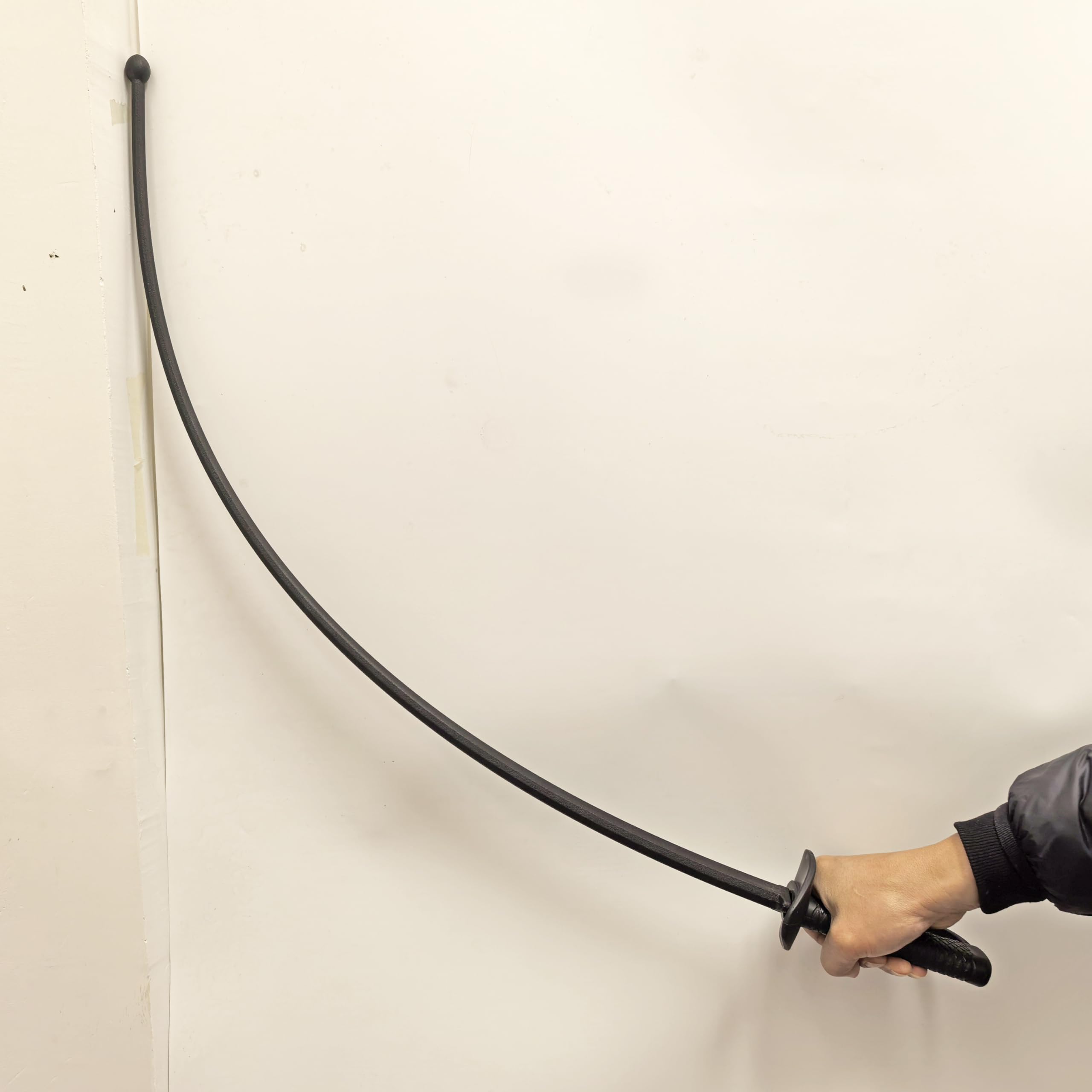 2 espadas largas de polipropileno de alta dureza, estilo europeo, prácticas, cosplay, de 38.5 pulgadas de largo