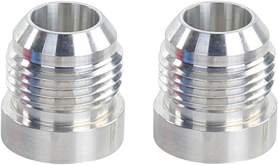 8 an Weld On Bung Aluminum Male Flare Weldable Fuel Tank Fitting AN8 JIC8 an (3/4x16) Thread