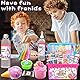 MUOIVG Schleim Set Zum Selber Machen, Geschenke für Mädchen, Slime Kit Für Kristallschleim, Glitzerschleim, Einhorn-Schleim, für Kinder, Fluffy Slime, Selber Machen Set