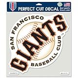 MLB San Francisco Giants 27564013 Perfect Cut Color Decal, 4" x 4", Black