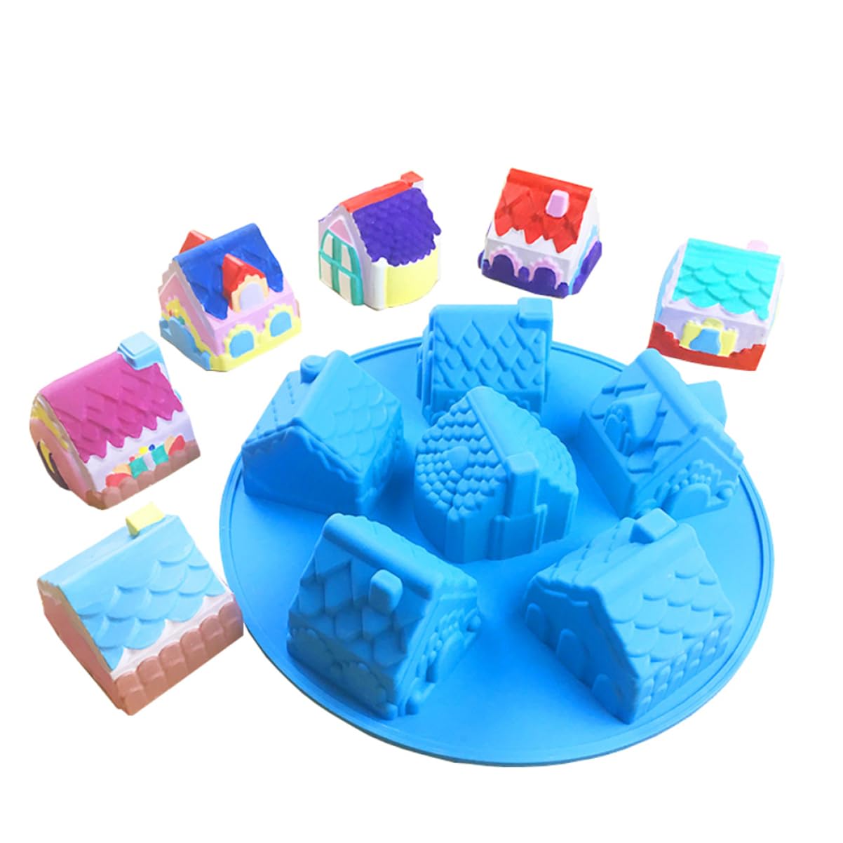 TOPBATHY 3pezzi Silicone Per e Cioccolatini Antiadherente e Flessibile Per Mano Colore Casual