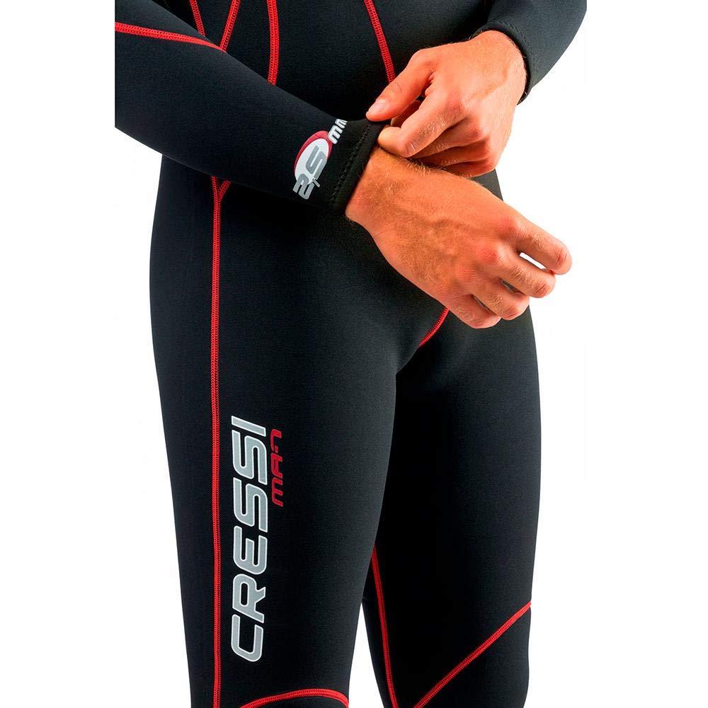 Cressi Maya Man Monopiece - Traje de Neopreno para Hombre (2,5 mm, para Todos los Deportes acuáticos)