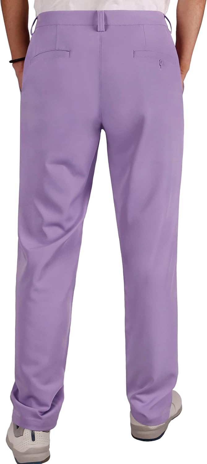 Bakery Men's Golf Pants Stretch Tech Performance Slim Fit Flat Front Golf Pant