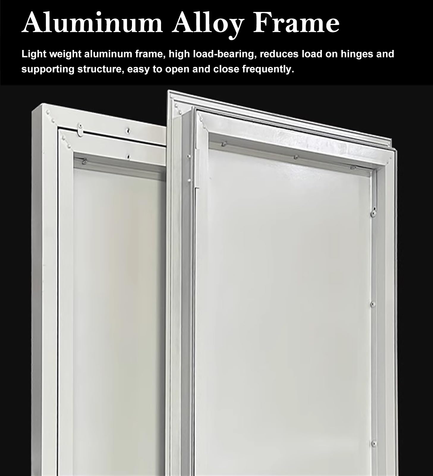 Botola SPORTELLO Ispezione CARTONGESSO Telaio Acciaio Vernic.bianco - Foto 9