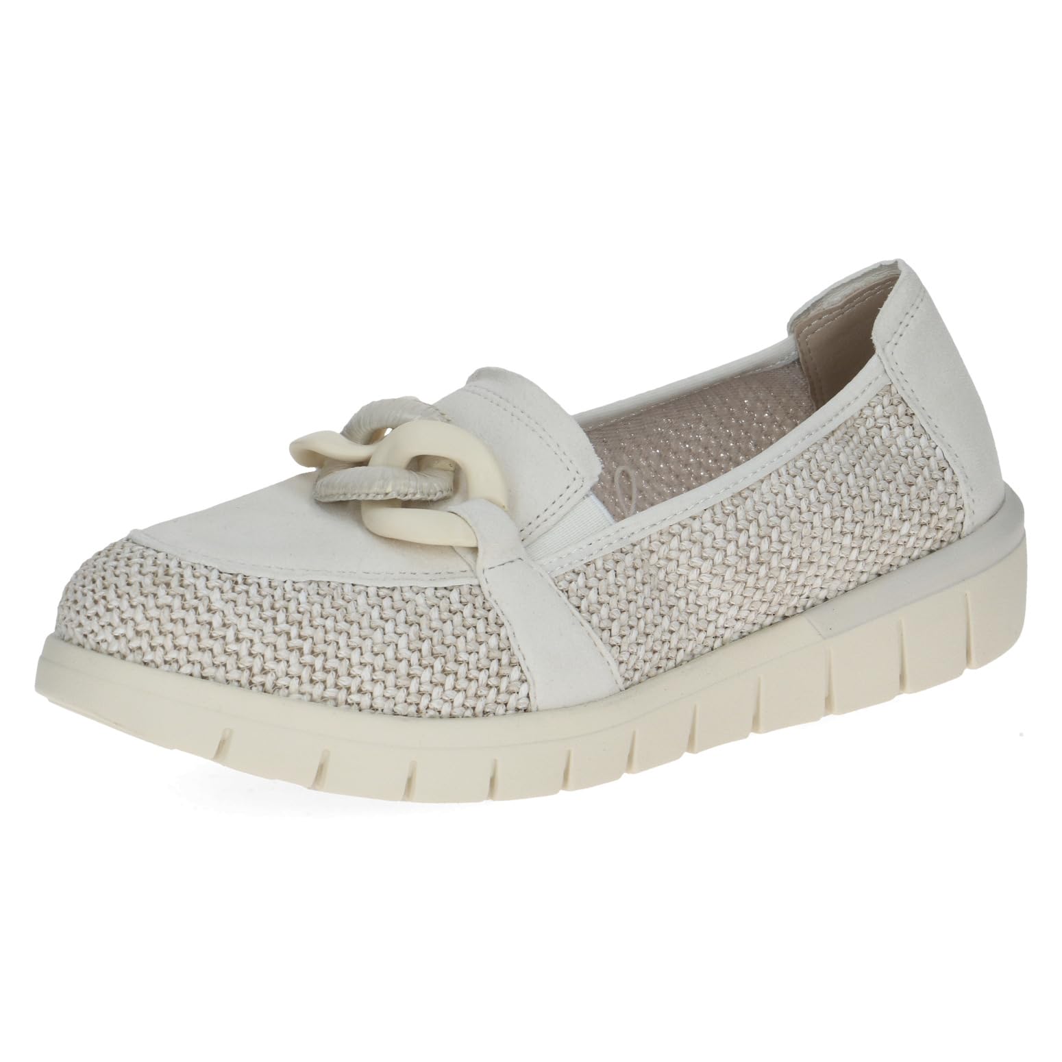 CAPRICE Women's Flat Loafer, Yellow (Vanilla Comb), 6 UK